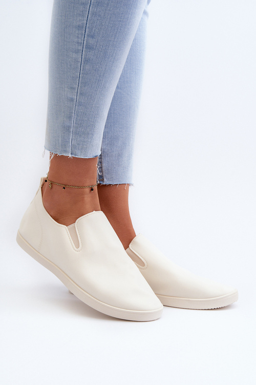 Dámské tenisky Trampky Slip-On Beige Lovinia