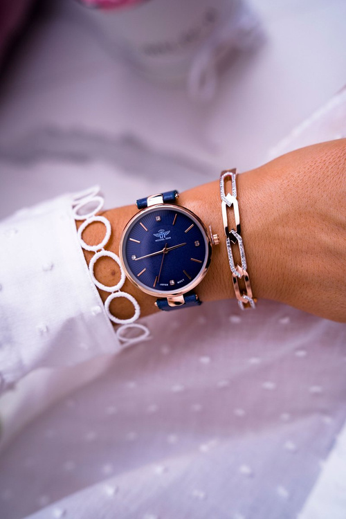 Dámske hodinky Michael John Navy Narsen