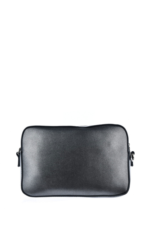 Kožená taška Messenger Big Star KK574126 Stříbrne