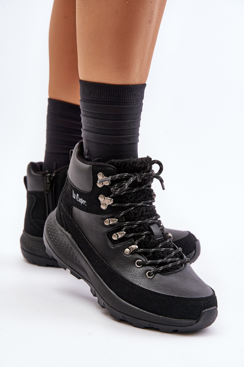 Dámské Lehká Kotníková Obuv Na Zip Černá Lee Cooper LCJ-24-03-3073