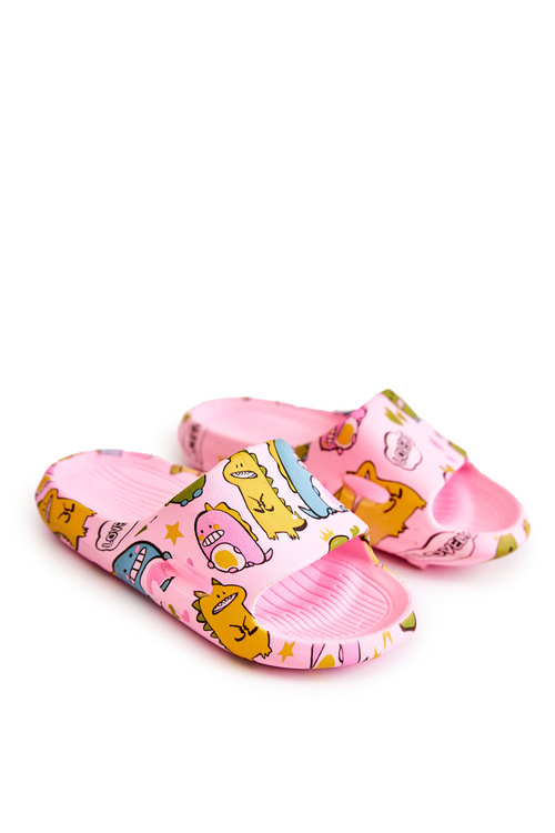 Ľahké detské flip -flops ružové Astro