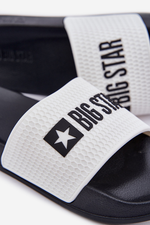 Pánské Pantofle Big Star JJ174506 Bílé