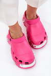 Dámské Pantofle Na Masivní Platformě Fuchsie Korina