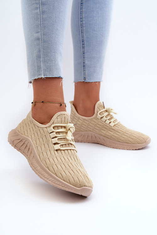 Ľahké Dámske Športové Topánky Bežové Xalara