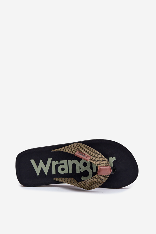 Pánské žabky WRANGLER ZANE FLIPFLOP MEN LOW 20251044.20251044.57B Zelené