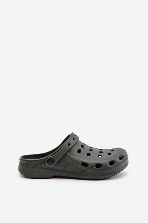 Pánske Sandále Papuče Do Záhrady Na Bazén Tmavozelené