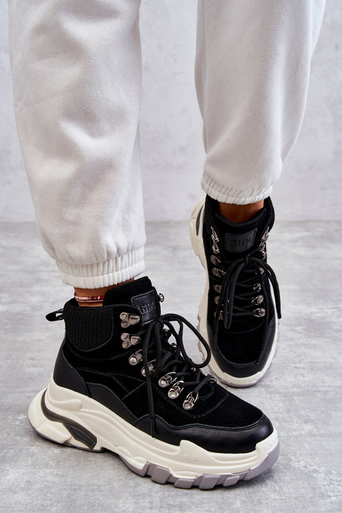 Dámská vysoká sportovní obuv GOE KK2N4098 Černe