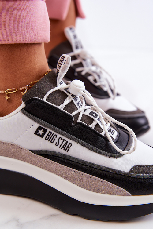 Sportovní obuv Tenisky Big Star JJ274998 Bílá a černá