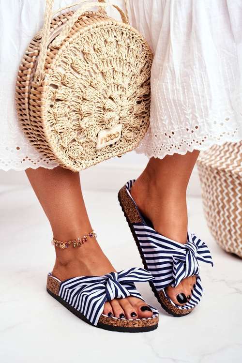 Dámské Nazouváky Pin-up Tmavě modré Verrone