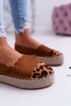 Dámske espadrilles camel Platform Ringer