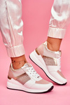 Dámske športové topánky Biele a ružové Dillion