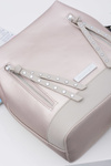 Women's Handbag Silver Gray Postman