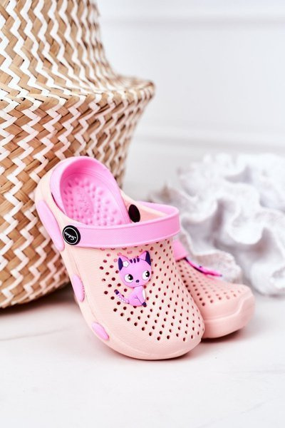 Dětské Pěnové Nazouváky Crocs Růžové Olivia