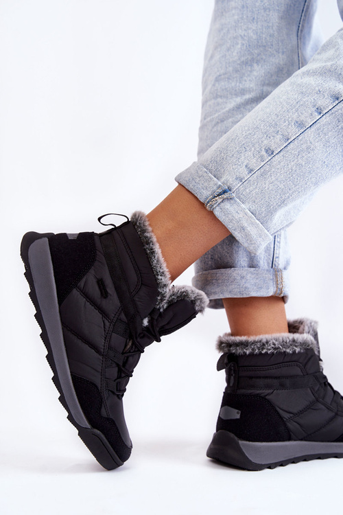 Dámské zateplené sněhule Cross Jeans KK2R4016C Black