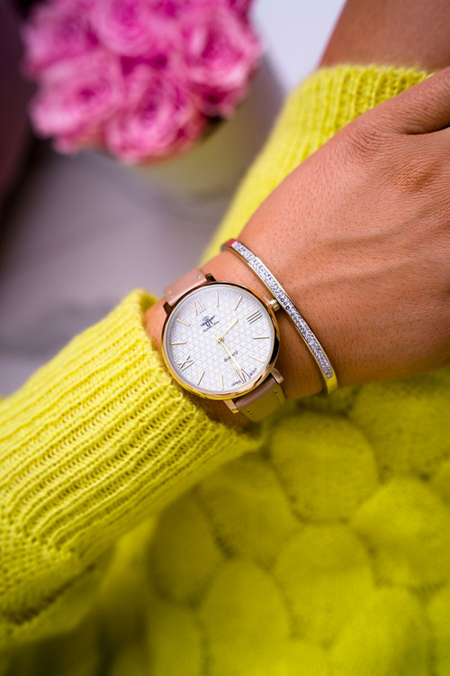 Dámské Hodinky Michael John Béžové Lottanu