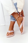 Ženské flip -flops veľká hviezda HH274A060 ružová