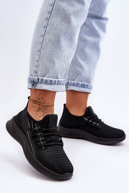 Dámské Sportovní Boty Na Suchý Zip Černé Hold Me!