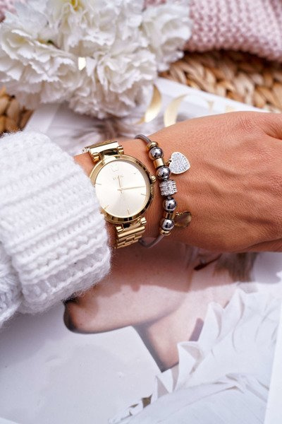 Dámsky reťazec srdca náramok ružový zlatý menrol