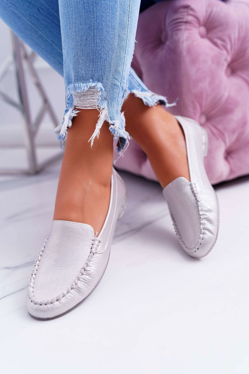 Dámske mokasíry Sergio Leone Pink Pearl Winted