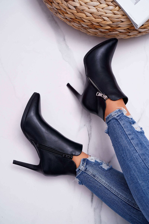 Dámské Kotníkové Boty Na Podpatku Sergio Leone BT502