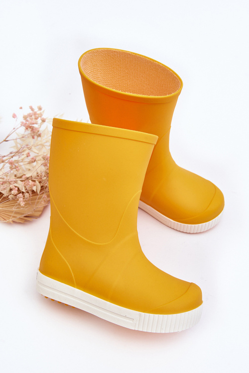 Vlnové gokidy 979 detských galoshes žlté