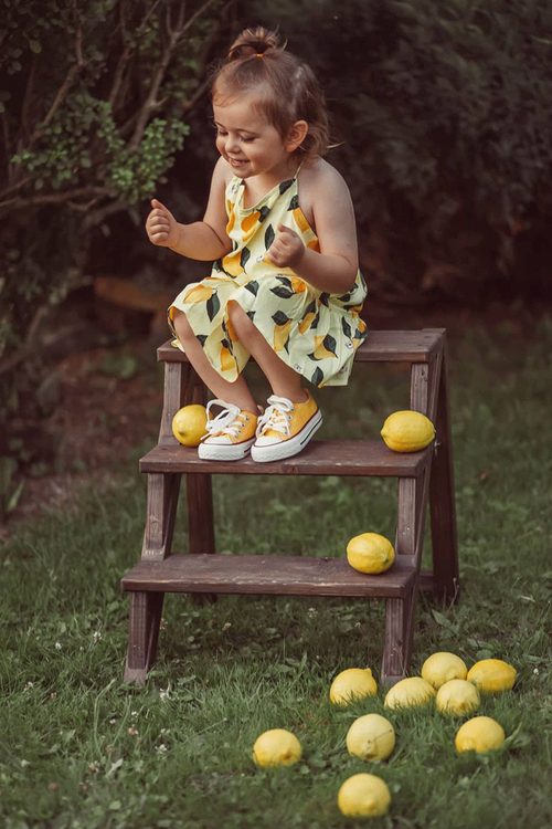 Klasické tenisky pre deti žltý filimon