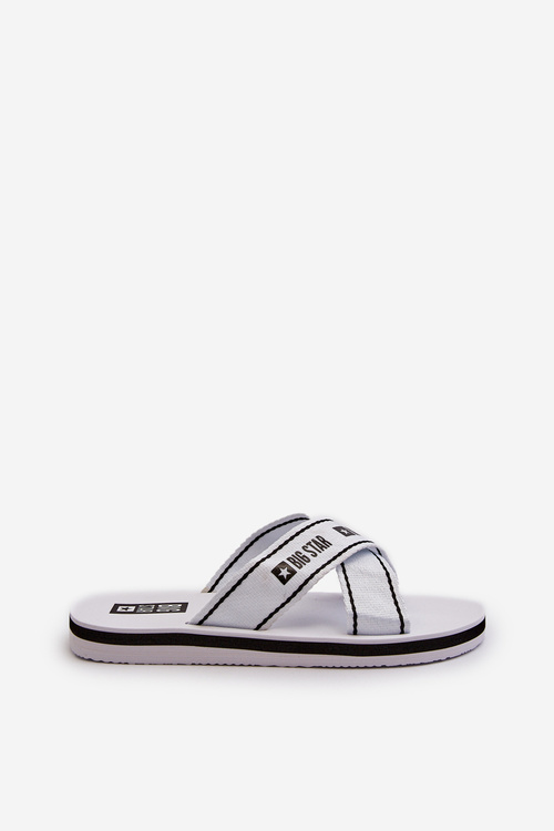 Dámske žabky na penyovej podrážke Big Star NN274A509 Biele