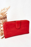 Veľká dámska peňaženka s červeným vreckom