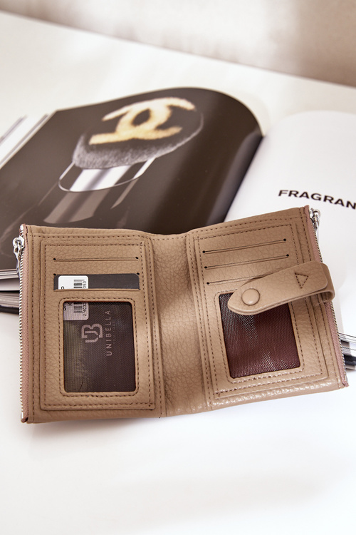 Eko Kožená Dámska Peňaženka Béžová Bronica