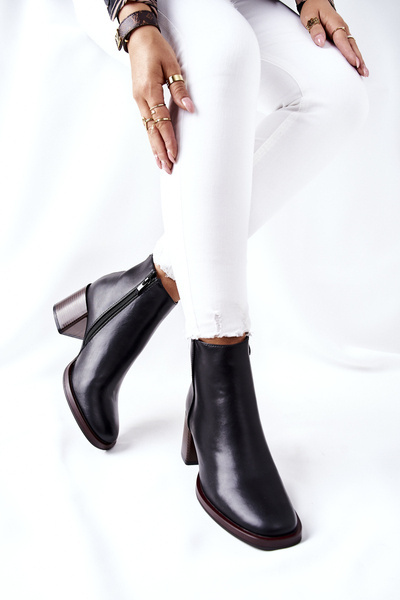 Sergio Leone kotníkové boty BT545 Cerne