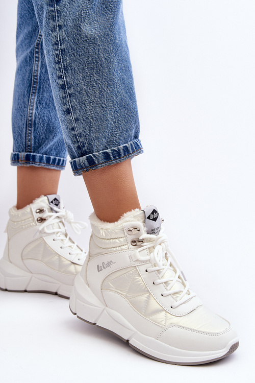 Ocieplené Dámské Boty Na Platformě Lee Cooper LCJ-23-44-1983L Bílé