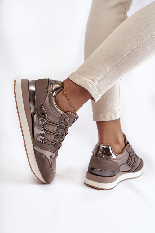 Dámská módní sportovní obuv Big Star KK274112 Tmavě šedá