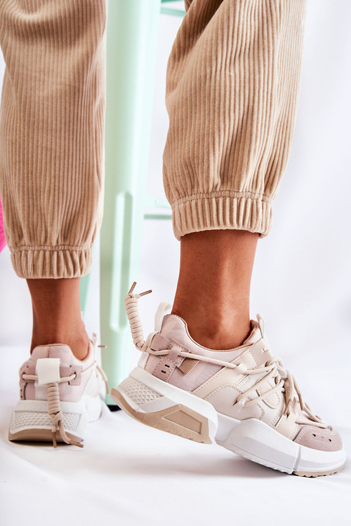 Dámské Tenisky Sportovní Boty Béžove Someday