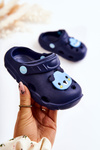 Detské žabky flops Befado Bear 159x110 NAVY BLUE