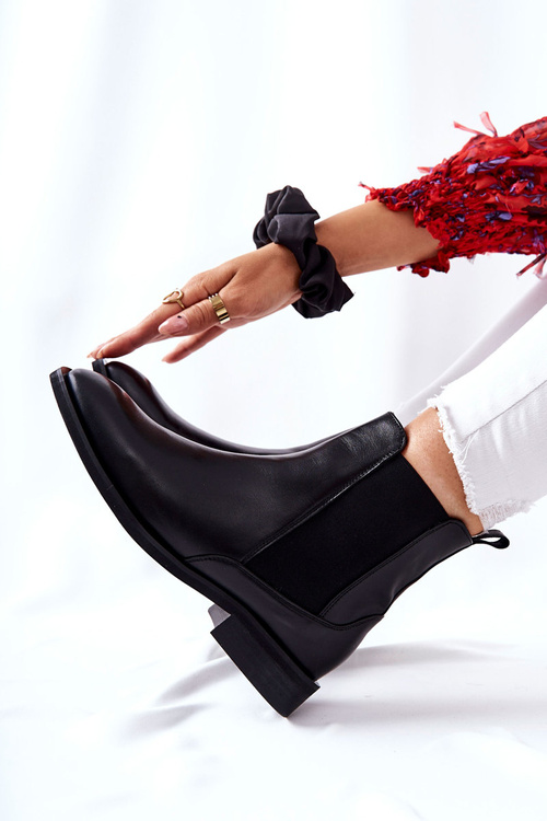 Kožené Boty Laura Messi černé 2353