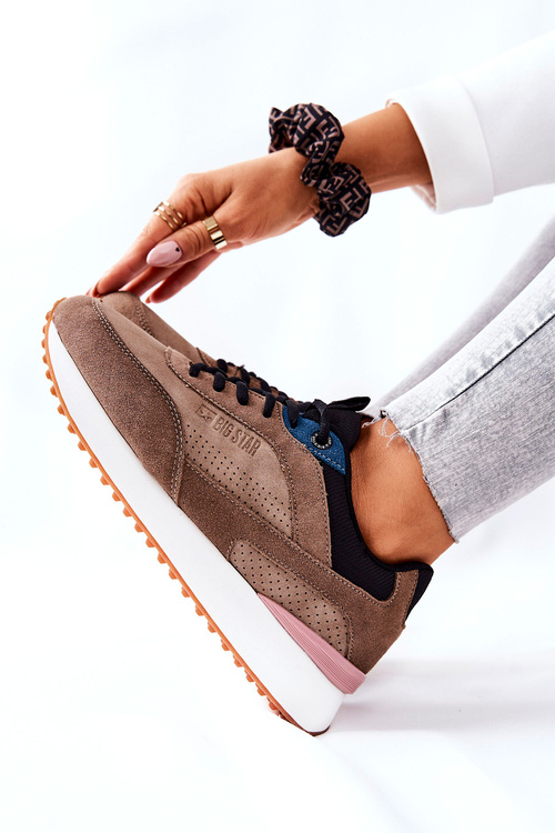 Sportovní Obuv Big Star Memory Foam II274407 Hnědočerná