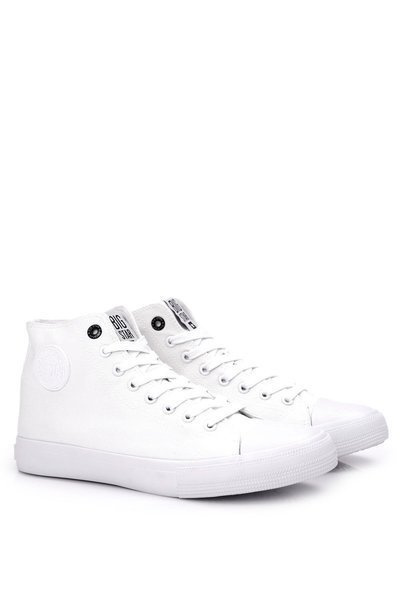Pánské klasické vysoké tenisky BIG STAR FF174551 Bile