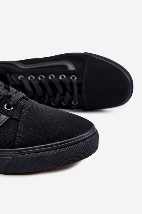 Pánské textilní teplé tenisky Černe Harry