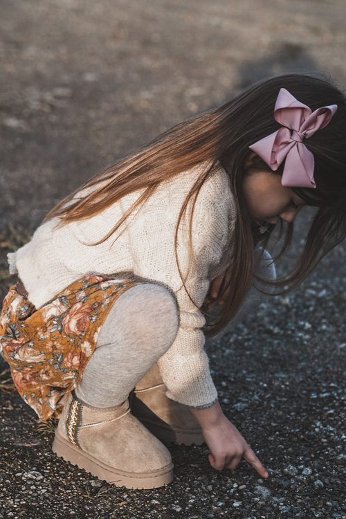 Dětské zateplené sněhule Zelené Leonora