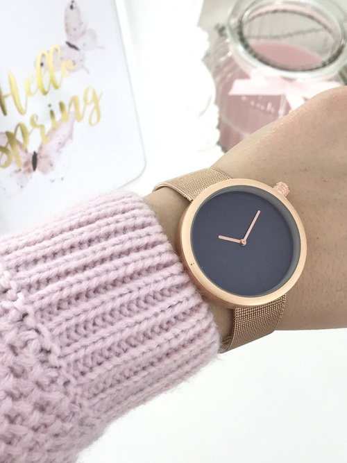 Dámské Hodinky Michael John Auri Pink Gold