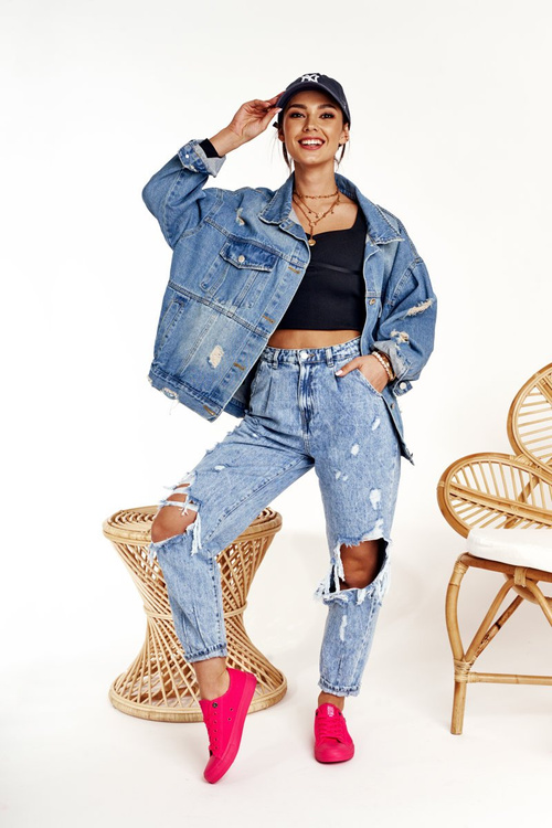 Dámska klasická nízka veľká hviezda AA274013 Fuchsia