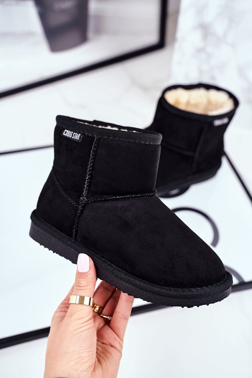 Baby čižmy veľké hviezdy snehové topánky Black GG374081