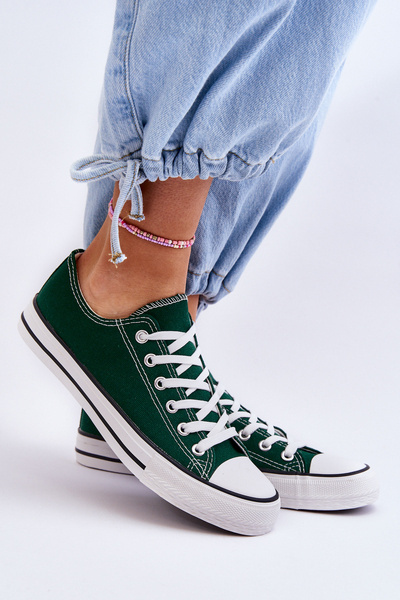 Klasické nízké dámské tenisky Zelená Vegas