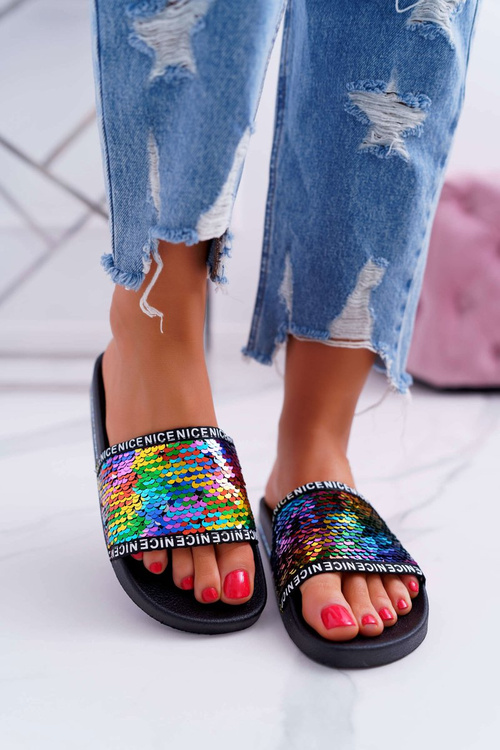 Dámské Nazouváky Multi duhově Nice