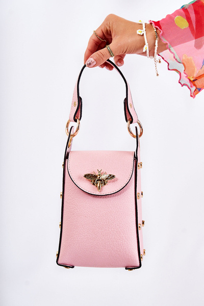 Malá dámska taška s dekoráciou Pink Ellies