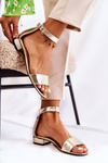 Dámske kožené sandále Zlatého Shanley