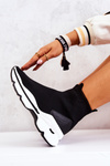Športové topánky High Sock Black Bailee