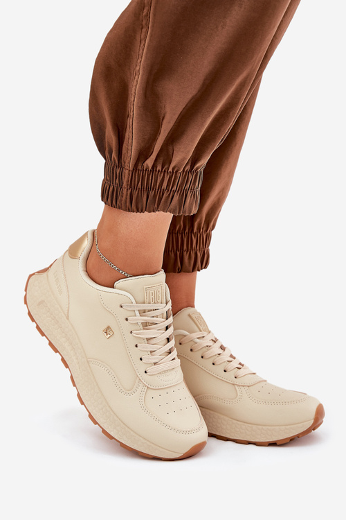 Lehké Sportovní Boty Dámské Big Star RR274630 HI-POLY SYSTEM Béžové