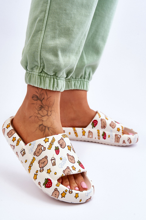 Dámske penové papuče v béžovej a béžovej zoey