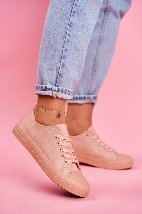 Dámské Tenisky Semišové Růžové El Paso